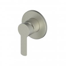 Greens Tapware Astro II Floboost Shower Mixer With Round Plate - Brushed Nickel