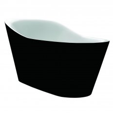 Newtech 42nd Avenue Freestanding Slipper Bath - Black & White