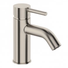 Robertson Elementi Uno Basin Mixer Curved Spout - Brushed Nickel