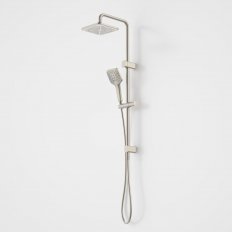 Caroma Luna Multi Function Rail Shower with Overhead - Brushed Nickel