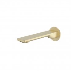 Caroma Urbane II 180mm Basin/Bath Outlet - Round Cover Plate - Brushed Brass
