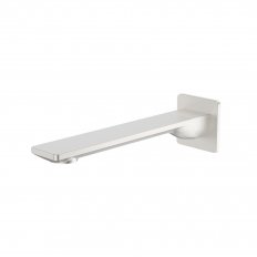 Caroma Urbane II 220mm Basin/Bath Outlet - Square Cover Plate - Brushed Nickel