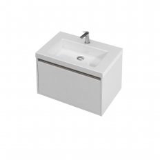 St Michel City 46 Vanity with console basin 700 Wall - 1 Drawer