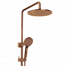 Waterware Loft Shower Tower 3 Function Brushed Copper