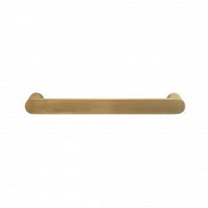 Waterware Towel Rail Single Bar Round 12V 500mm Brushed Gold