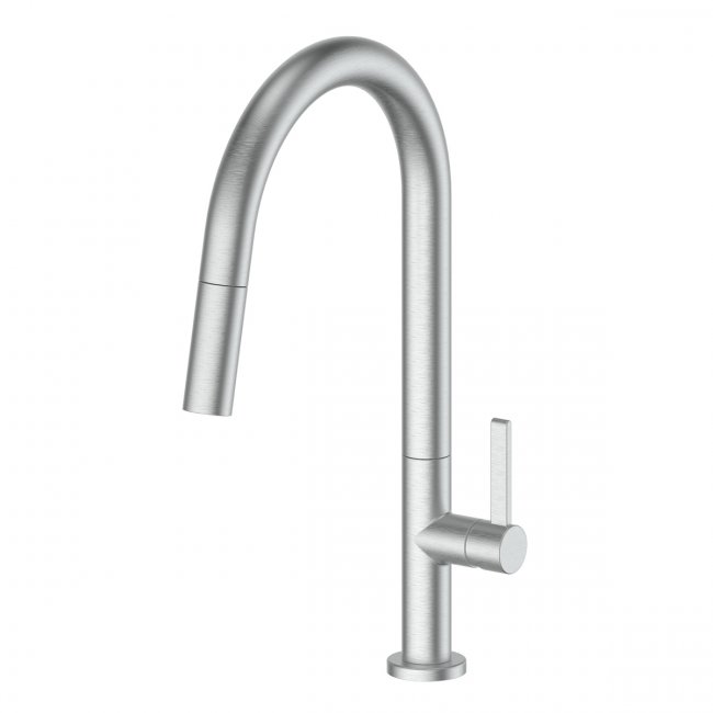 Greens Tapware Luxe Pull-Down Sink Mixer Brushed Stainless