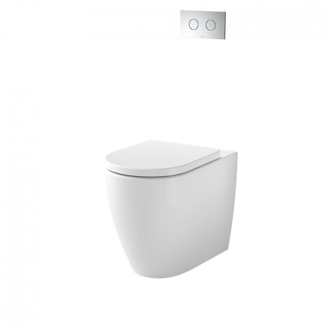 Caroma Urbane II Cleanflush Invisi Series II Wall Faced Suite (with GermGard)