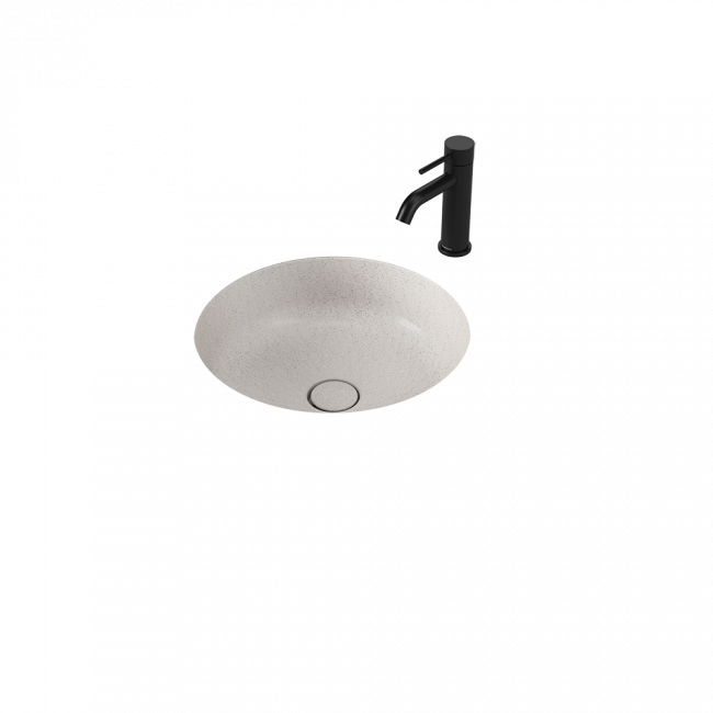 Caroma Liano II 440mm Round Under/Over Counter Basin - Matte Speckled 