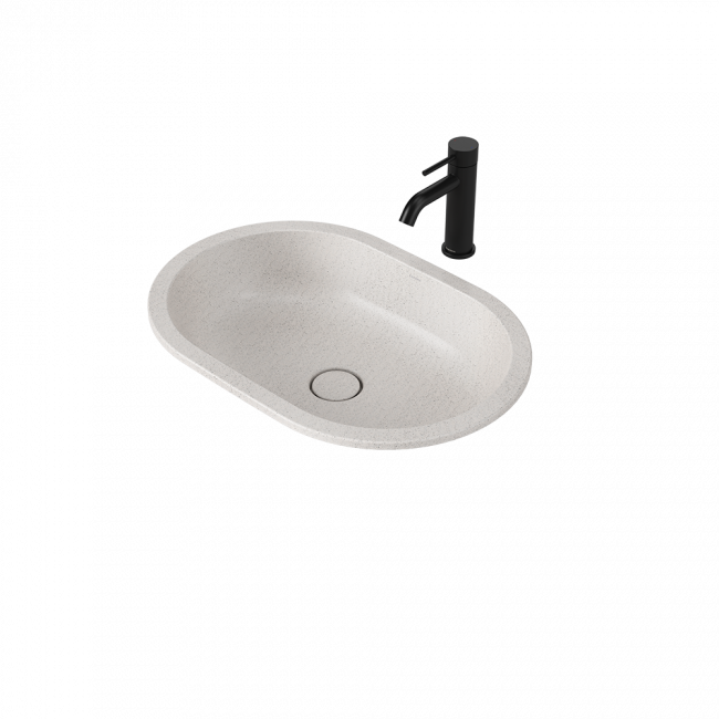 Caroma Liano II 580mm Pill Under/Over Counter Basin - Matte Speckled 