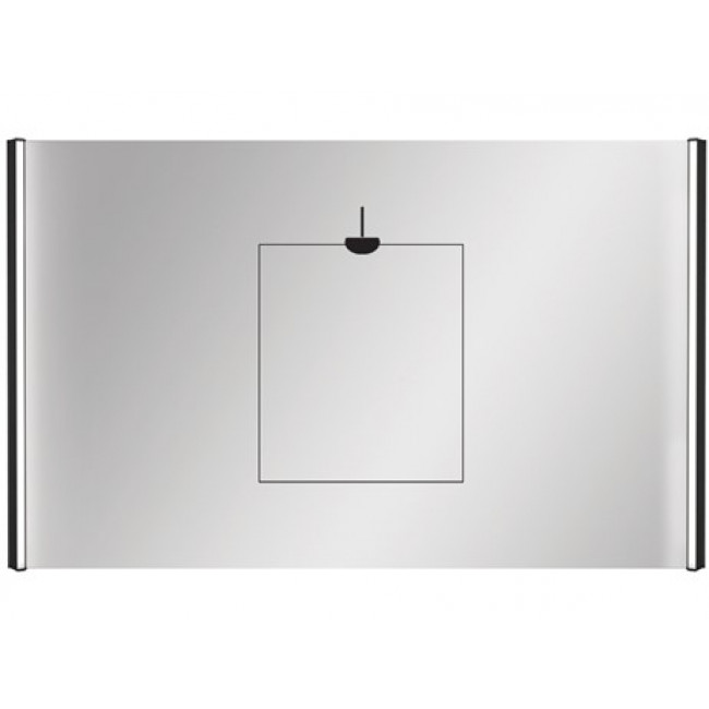 St Michel Solo Simple Mirror 1400 & 1 x Demister & Kobi LED