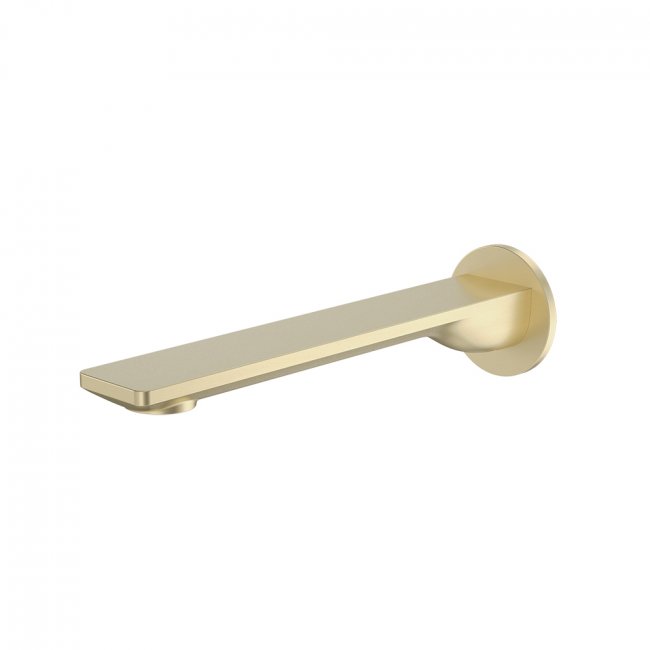 Caroma Urbane II 220mm Basin/Bath Outlet - Round Cover Plate - Brushed Brass