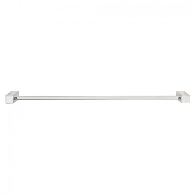Tranquillity Square Single Towel Rail 670mm - Stainless Steel