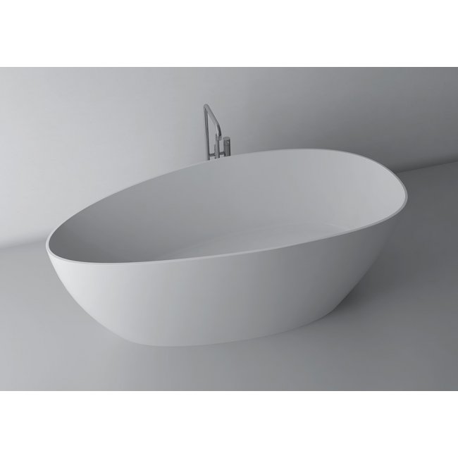 Newtech Harper Freestanding Oval Bath - Gloss White