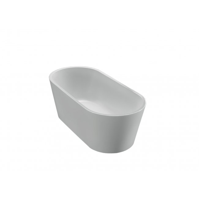 Newtech Rio Freestanding Oval Bath - Gloss White