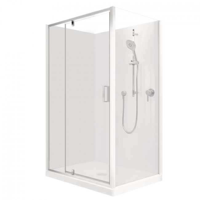 Englefield Valencia Elite Corner Pivot Shower, Acrylic - 1200 x 900mm
