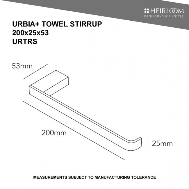 Heirloom Urbia+ Towel Stirrup