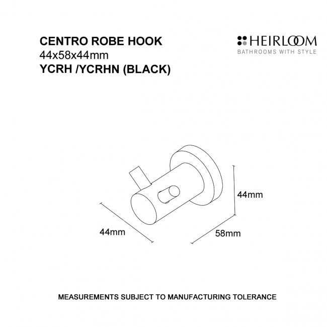 Heirloom Centro Robe Hook                   