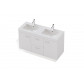 St Michel Riva Wall 1200 Double Basin, 2 Doors, 2 Drawers