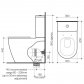 Caroma Urbane II CleanFlush Wall Faced Close Coupled Toilet Suite (Bottom Inlet) with GermGard