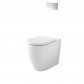Caroma Urbane II Cleanflush Invisi Series II Wall Faced Suite (with GermGard)