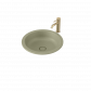 Caroma Liano II 440mm Round Under/Over Counter Basin - Matte Green 