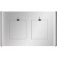 St Michel Solo Simple Mirror 1400 & 2 x Demister & Kobi LED