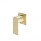 Caroma Urbane II Bath/Shower Mixer - Square Cover Plate - Brushed Brass