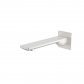 Caroma Urbane II 180mm Basin/Bath Outlet - Square Cover Plate - Brushed Nickel