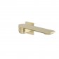 Caroma Urbane II 220mm Bath Swivel Outlet - Square Cover Plate - Brushed Brass