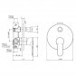 Felton Slique Mains Pressure Diverter Mixer