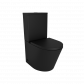 Waterware Vivo Toilet Suite with Thick Seat Matte Black