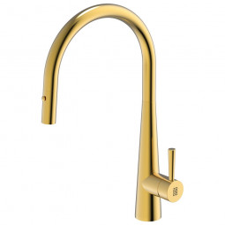 Burns & Ferrall Zomodo Goose Neck Pull Out Tap Gold