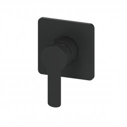Greens Tapware Astro II Floboost Shower Mixer With Square Plate - Matte Black