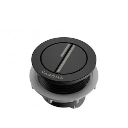 Caroma Luna Dual Flush Round Bezel & Button - Black