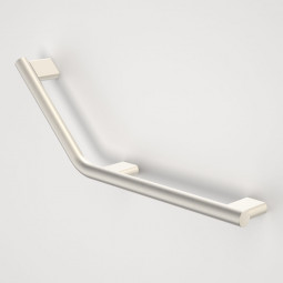 Caroma Opal Support Rail 135 Degree Right Hand Angled - Brushed Nickel
