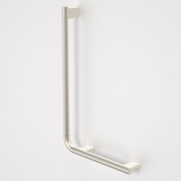 Caroma Opal Support Rail 90 Degree Angled - Brushed Nickel
