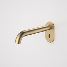 Caroma Liano II Sensor 210mm Wall Outlet - Brushed Brass