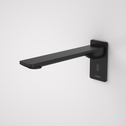 Caroma Urbane II Sensor 220mm Wall Outlet - Matte Black