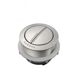 Caroma Urbane II Wall Faced Close Coupled Flush Button - Brushed Nickel