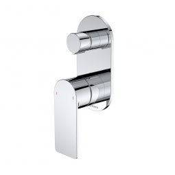 Caroma Urbane II Bath/Shower Mixer with diverter - Round Cover Plate - Chrome