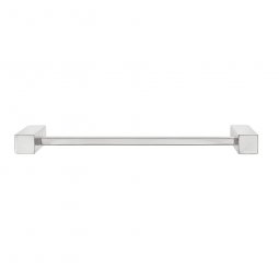 Tranquillity Square Single Towel Rail 370mm - Stainless Steel
