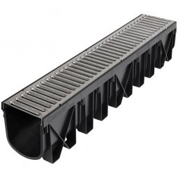 Dux Connecto Trade 130 Channel & Stainless Steel Grate 1m