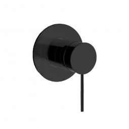 Kohler Components Shower/Bath Mixer, Thin Trim, Pin Lever Handle - Matte Black 