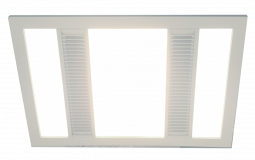 Manrose Designer Bathroom Heater with Fan Light Panel