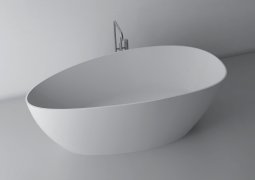 Newtech Harper 1700 Freestanding Oval Bath - Matte White