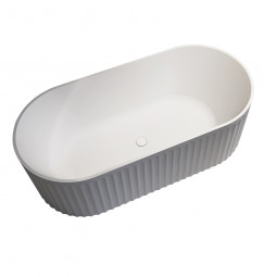 Newtech Laurel 1500 Freestanding Bath - Gloss White