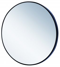 Trendy Mirrors Oscuro Black Round Mirror