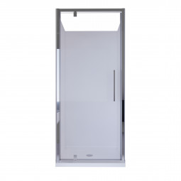 Aquatica Prestigio Alcove Shower System 900 x 900 - Silver