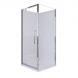 Aquatica Prestigio Shower System 900 x 900 - Silver