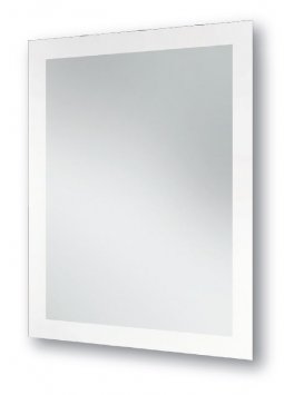 Trendy Mirrors Rectangle Sandblasted & Frosted 50mm Edge Mirror